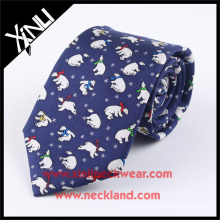 Azo Free Wholesale Custom Silk Custom Screen Printed Ties with Animals